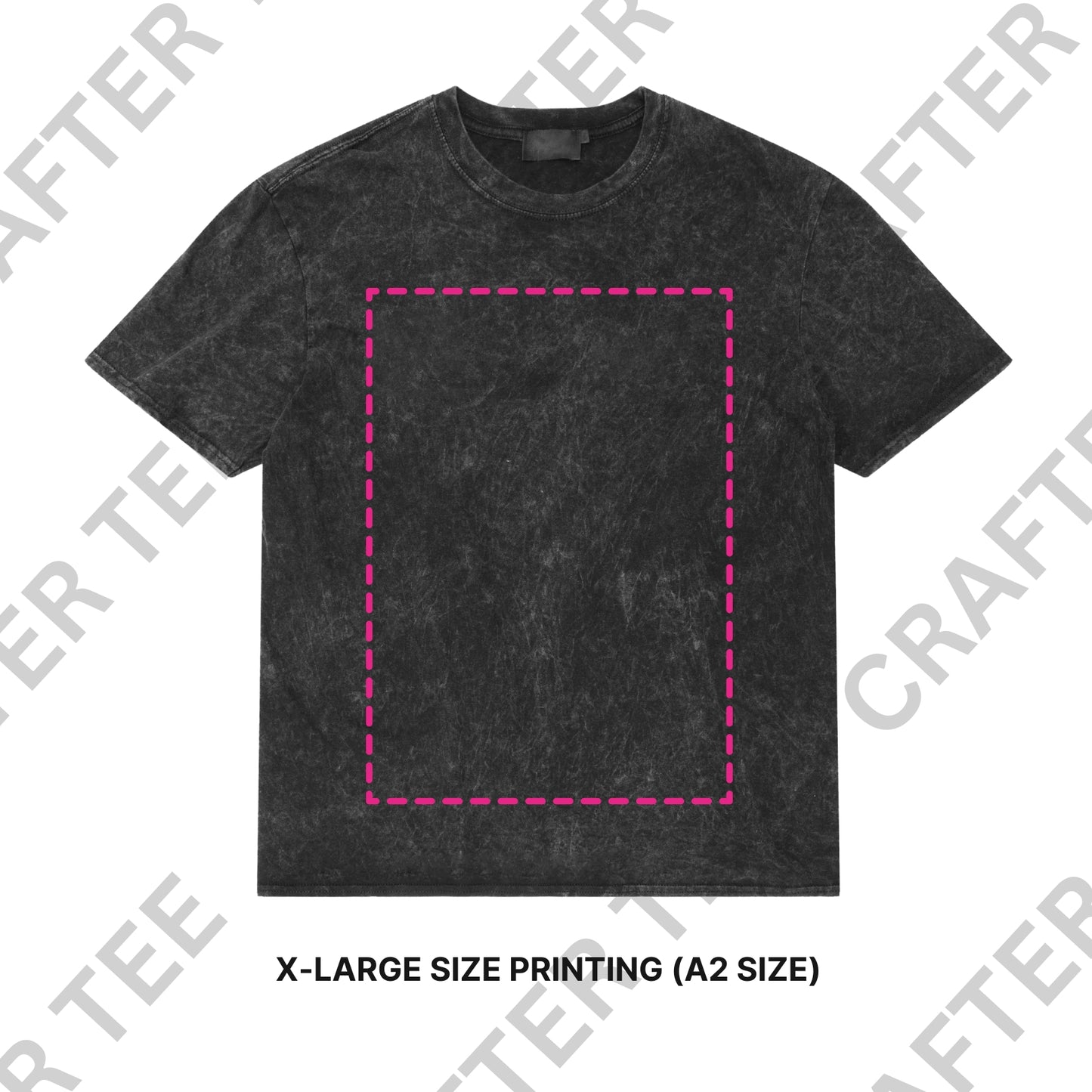 230g Acid Wash Oversized Cotton T-Shirt