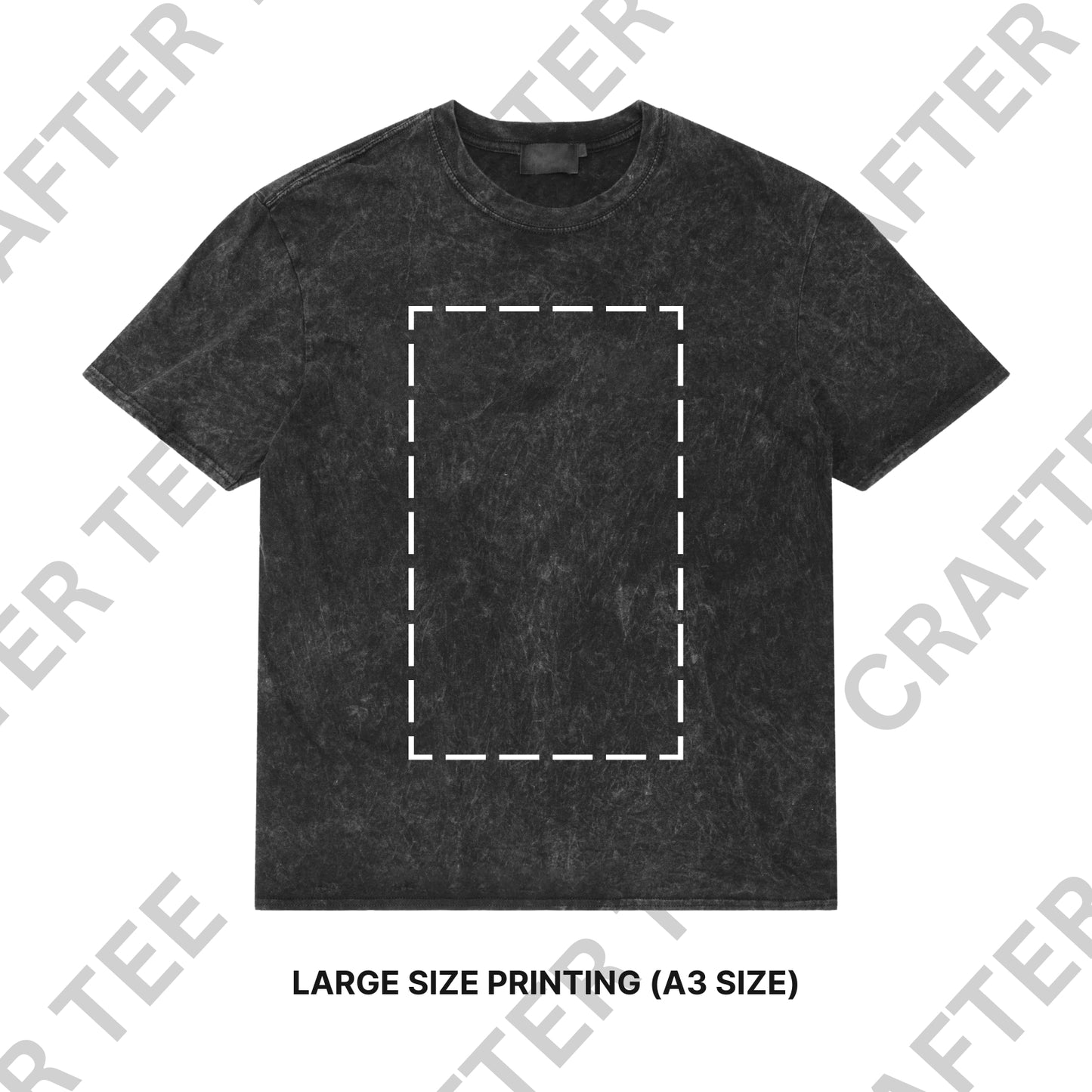 230g Acid Wash Oversized Cotton T-Shirt