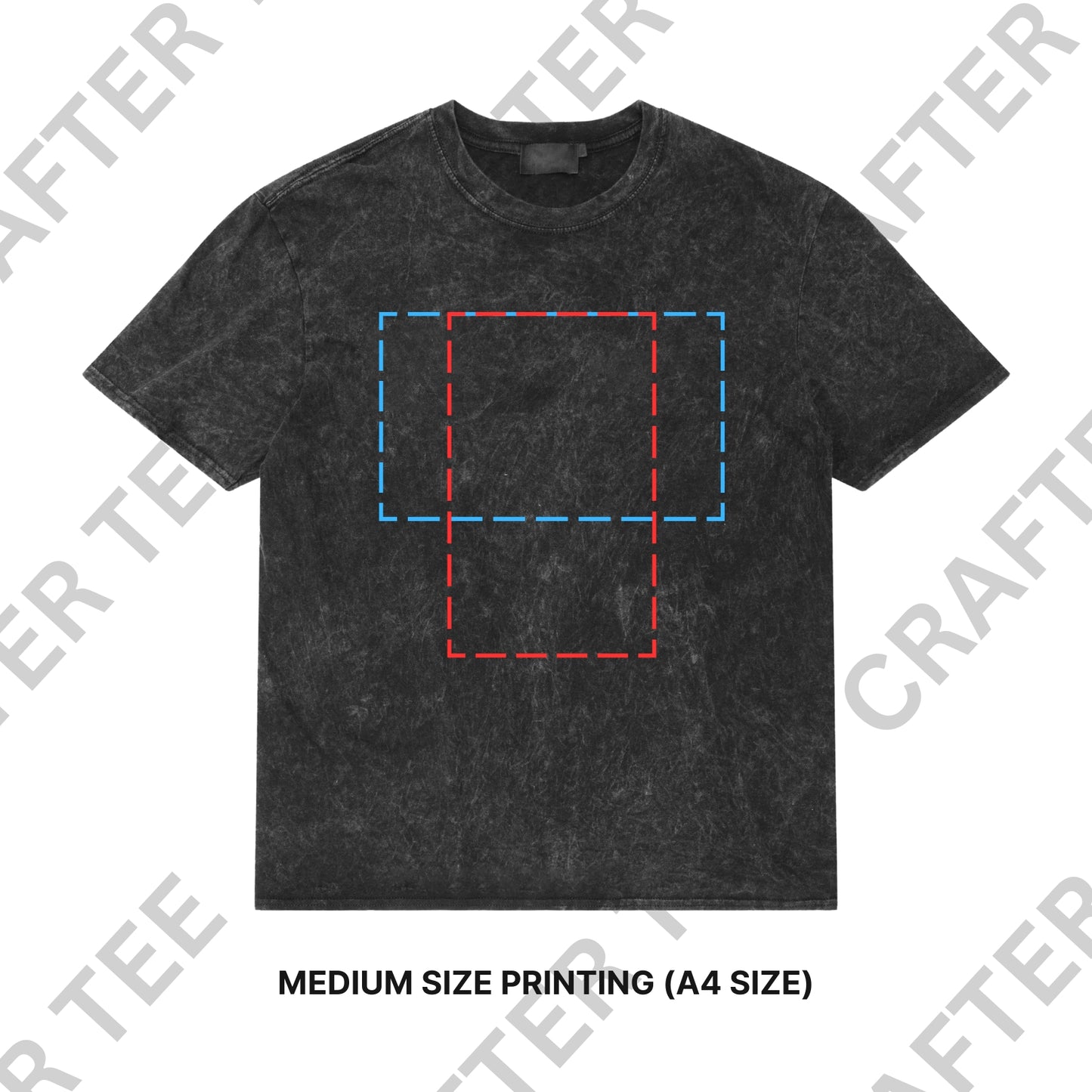 230g Acid Wash Oversized Cotton T-Shirt