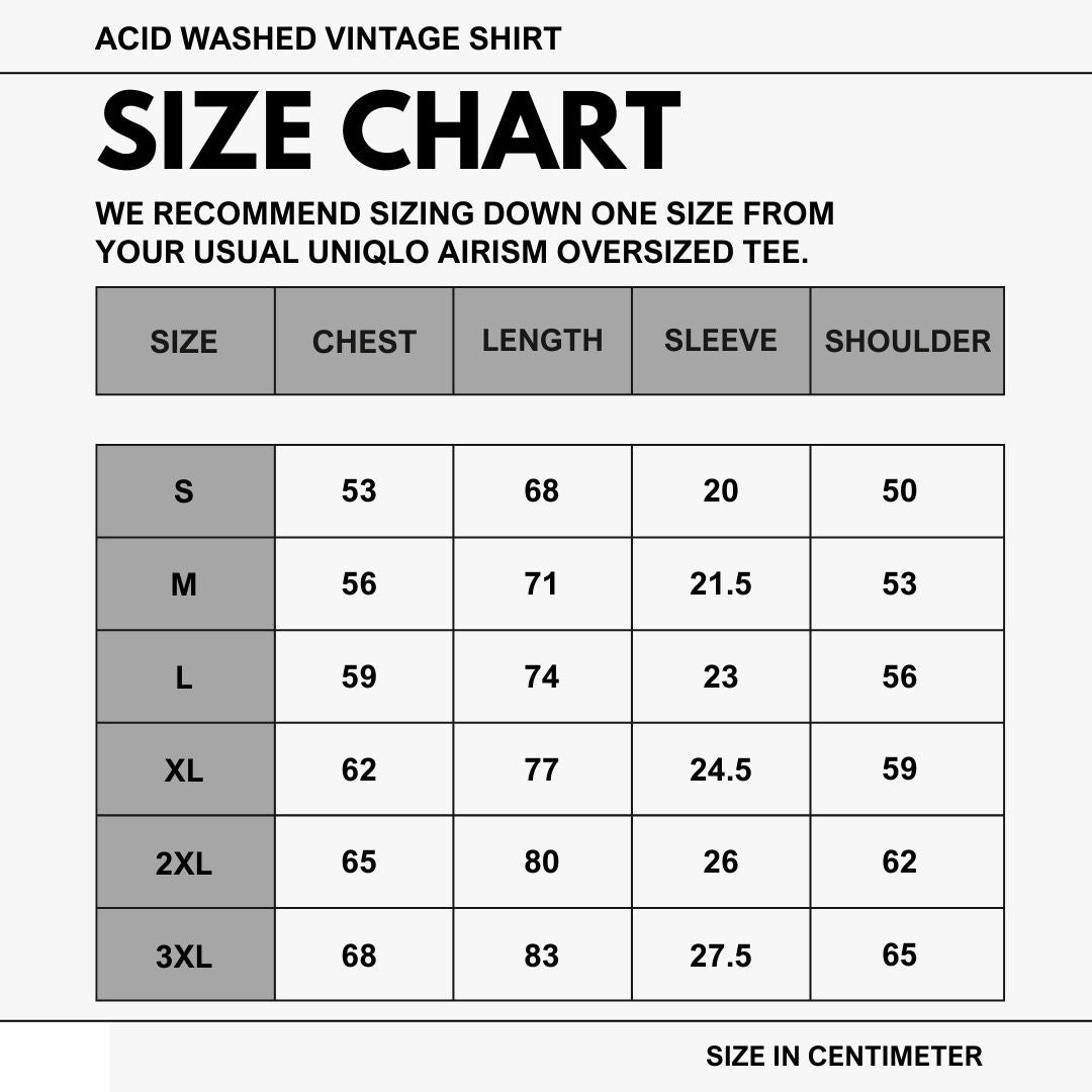 230g Acid Wash Oversized Cotton T-Shirt