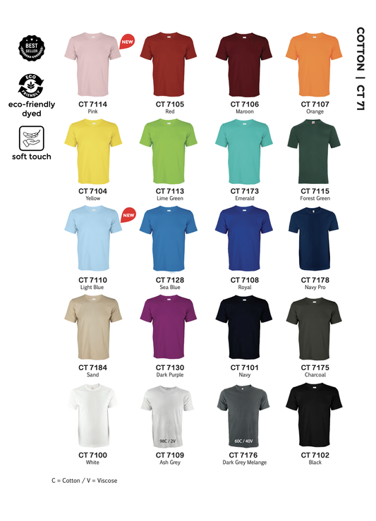200g Superb Cotton T-Shirt