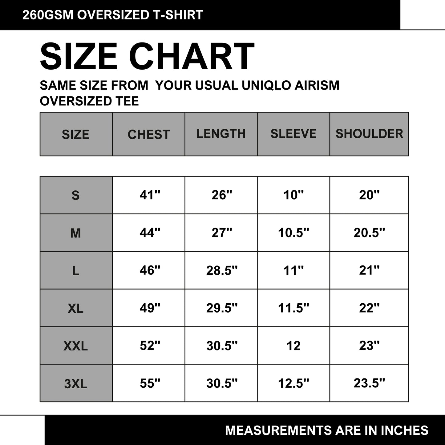 260g Oversized Cotton T-Shirt